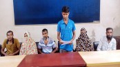 যশোরে পৈতৃক ভিটা থেকে উচ্ছেদ চেষ্টার অভিযোগে, সংবাদ সম্মেলন