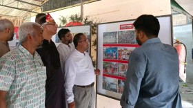 খুলনা বিশ্ববিদ্যালয়ে ‘খবরের পাতায় গণঅভ্যুত্থান ২৪’ এক্সিবিশন