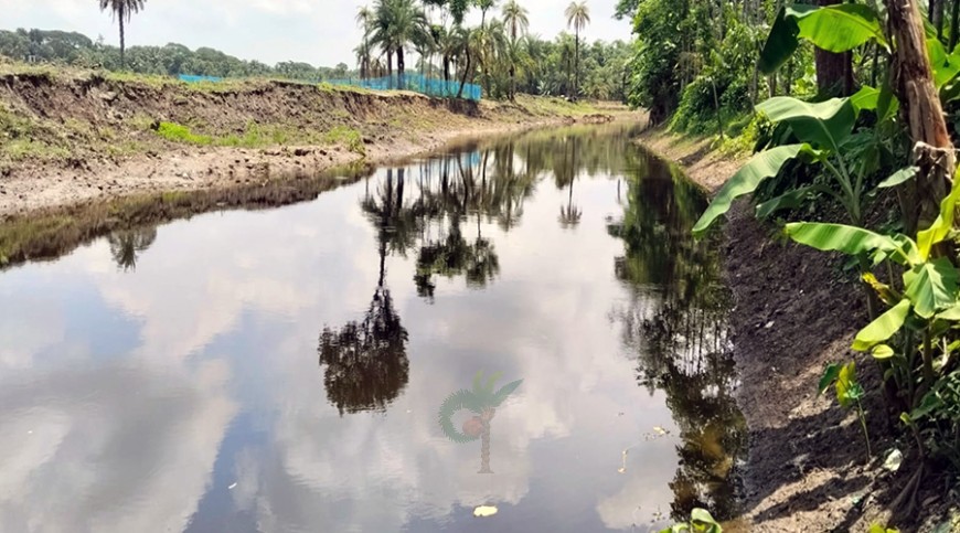দুই বছর আগে খনন করা খালে ফের প্রকল্প!
