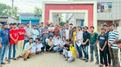 তরুণদের মাঠমুখী করতে যশোরে ছাত্রদলের ক্রীড়া সামগ্রী বিতরণ