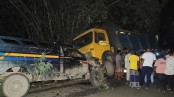 শৈলকুপায় দুই ট্রাকের মুখোমুখি সংঘর্ষ, আহত ২০