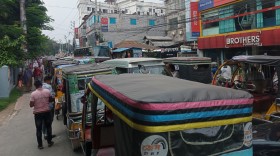 যেসব কারণে যশোর শহরে যানজট