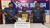 মহেশপুরে ১০ লিটার চোলাই মদসহ যুবক আটক