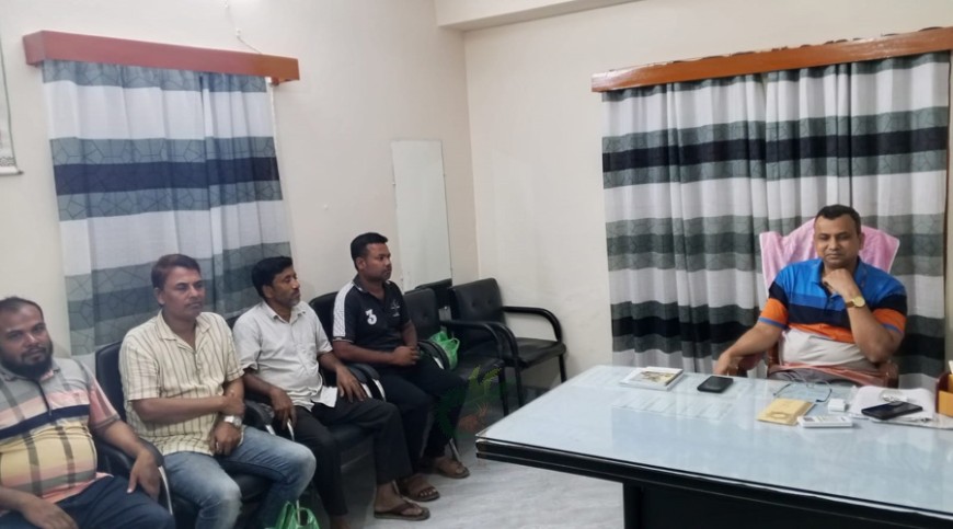 মহেশপুরে নবাগত ওসির মতবিনিময়