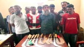নড়াইলে আদালত চত্বর থেকে অস্ত্রসহ আটক ১১