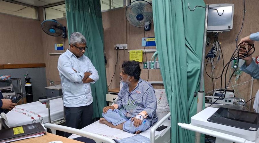 অসুস্থ বিএনপি নেতা জয়কে দেখতে হাসপাতালে প্রতিমন্ত্রী অমিত