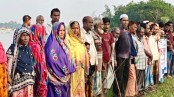 মধুমতীর ভাঙনে বিলীন কয়েকশ বসতবাড়ি