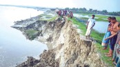 আশাশুনিতে বেড়িবাঁধে ভয়াবহ ভাঙন