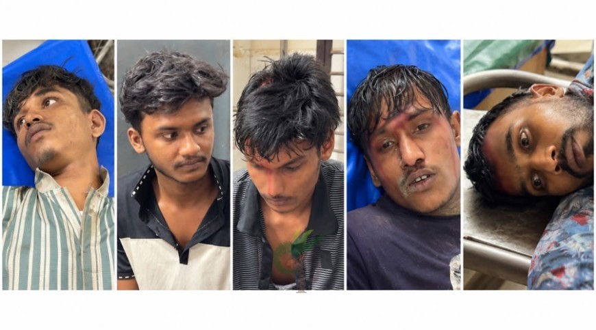 যশোরে ডাকাত সন্দেহে সংঘবদ্ধ পিটুনির শিকার পাঁচ যুবক কারাগারে