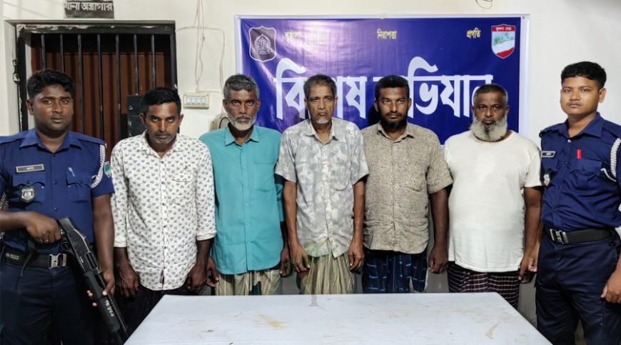 মহেশপুরে ওয়ারেন্টভুক্ত সাত ব্যক্তি গ্রেপ্তার