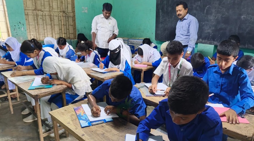 কালীগঞ্জে বৃত্তি পরীক্ষা অনুষ্ঠিত