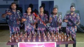 মহেশপুরে ৪৪ বোতল ভারতীয় মদ উদ্ধার