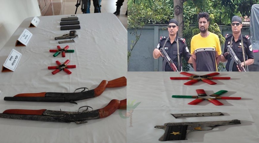অস্ত্র-গুলিসহ খুলনার বাহিনীপ্রধান ‘শুটার আরমান’ গ্রেপ্তার