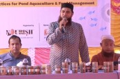 পুকুরে মাছ চাষ-খাদ্য ব্যবস্থাপনায় নারিশ-ইউএসজিবিসির প্রশিক্ষণ